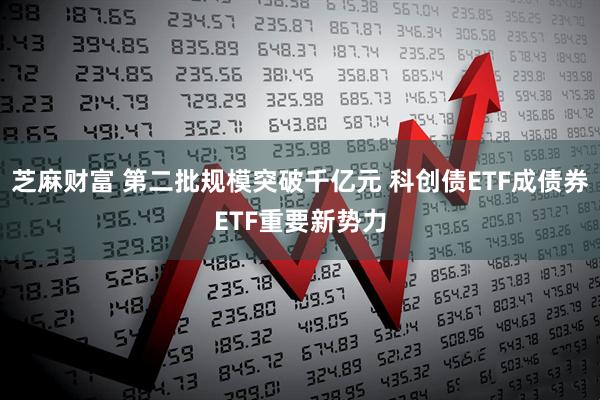 芝麻财富 第二批规模突破千亿元 科创债ETF成债券ETF重要新势力